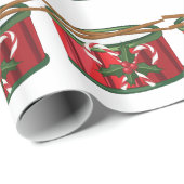 Papier Cadeau Tambour de Noël (Coin rond)