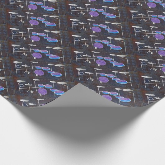 Papier Cadeau Tambours (Coin)