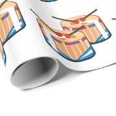 Papier Cadeau Tambours de piège (Coin rond)