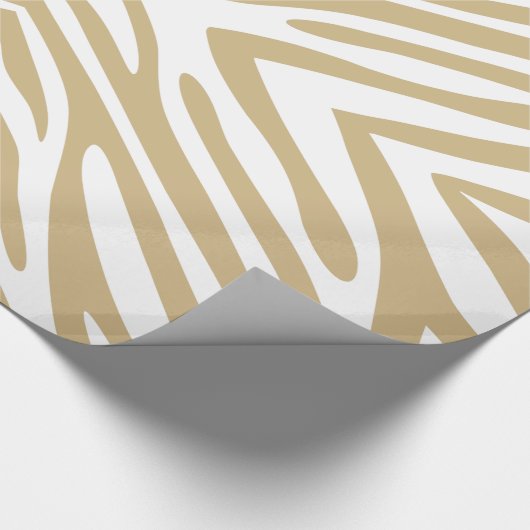 Papier Cadeau Tan Neutral Zebra (Coin)