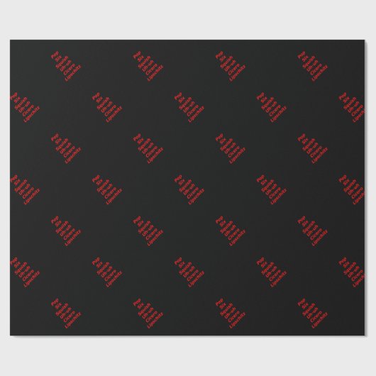 Papier Cadeau Tango bloc de cellule (Plat)