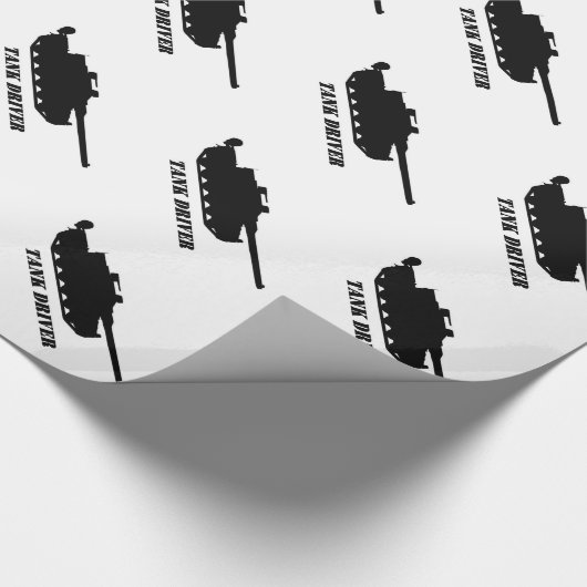 Papier Cadeau . tank driver (Coin)