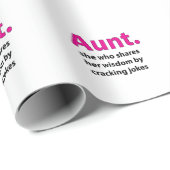 Papier Cadeau Tante (Coin rond)