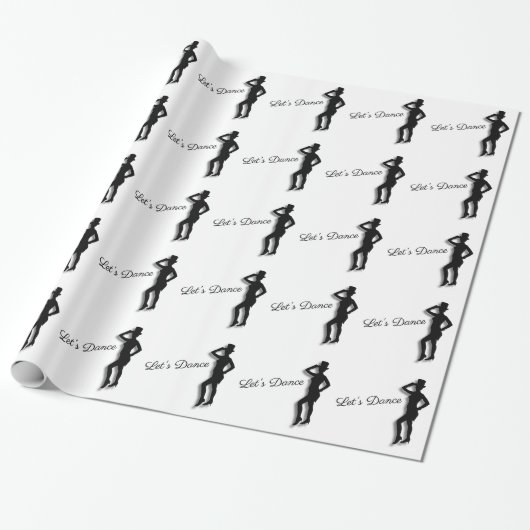 Papier Cadeau Tap Dancer (Déroulé)