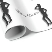 Papier Cadeau Tap Dancer (Coin rond)