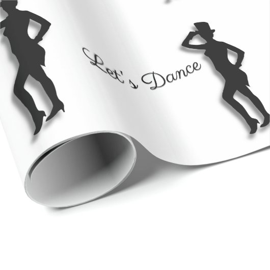 Papier Cadeau Tap Dancer (Coin rond)