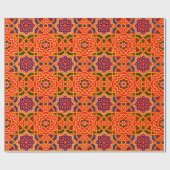 Papier Cadeau Tapis coloré d'époque (Plat)