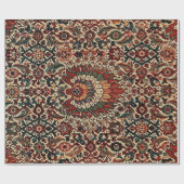 Papier Cadeau Tapis de tapis persan turc antique (Plat)