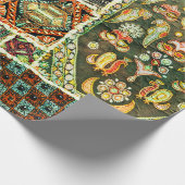 Papier Cadeau Tapis indien patchwork en Rajasthan, Asie (Coin)