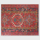 Papier Cadeau Tapis Oriental Turc Persan Antique (Plat)