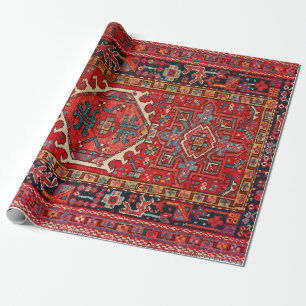 Papier Cadeau Tapis Oriental Turc Persan Antique