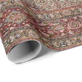 Papier Cadeau Tapis oriental vintage persan turc (Coin rond)