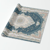 Papier Cadeau Tapis persan turc antique (Déroulé)