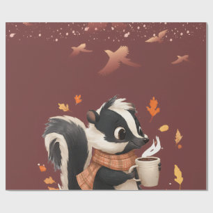 Papier cadeau Tapisserie de la Coziness de Skunk d