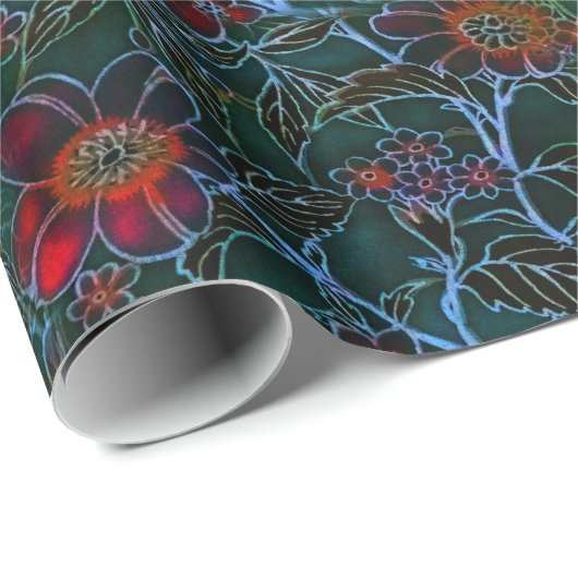 Papier Cadeau Tapisserie Unicorn (Coin rond)