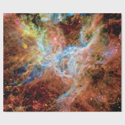 Papier Cadeau Tarantula Nebula R136 NASA Hubble Space Photo (Plat)