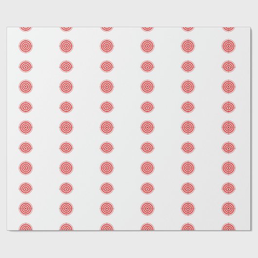 Papier Cadeau Target Wrapping Paper (Plat)