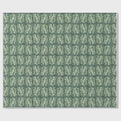 Papier Cadeau Taro Elephant Oreille Plantes feuilles (Plat)