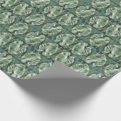 Papier Cadeau Taro Elephant Oreille Plantes feuilles (Coin)