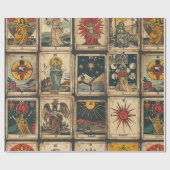 Papier Cadeau Tarot vintage (Plat)