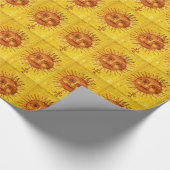 Papier Cadeau TAROTS ANCIENS RENAISSANCE 19 / LE Jaune SOLEIL (Coin)