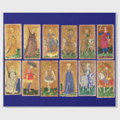 PAPIER CADEAU TAROTS DE RENAISSANCE ANTIQUE (Plat)