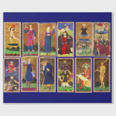 PAPIER CADEAU TAROTS DE RENAISSANCE ANTIQUE (Plat)
