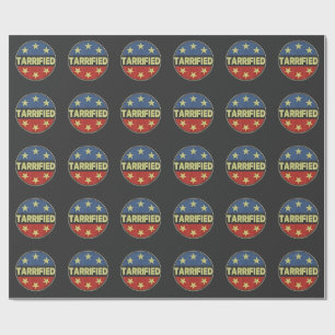 Papier Cadeau Tarré Anit Trump Patriotique Américain