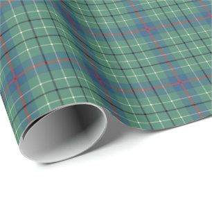 Papier Cadeau Tartan antique de clan de Duncan