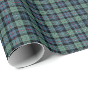 Papier Cadeau Tartan antique de clan du Mackenzie