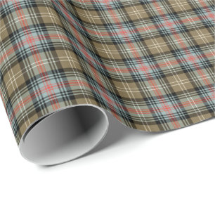 Papier Cadeau Tartan antique du clan Sutherland