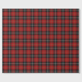 Papier Cadeau Tartan blanc noir rouge écossais de Marjoribanks (Plat)