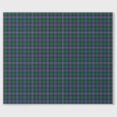 Papier Cadeau Tartan bleu-vert (Plat)