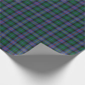 Papier Cadeau Tartan bleu-vert (Coin)