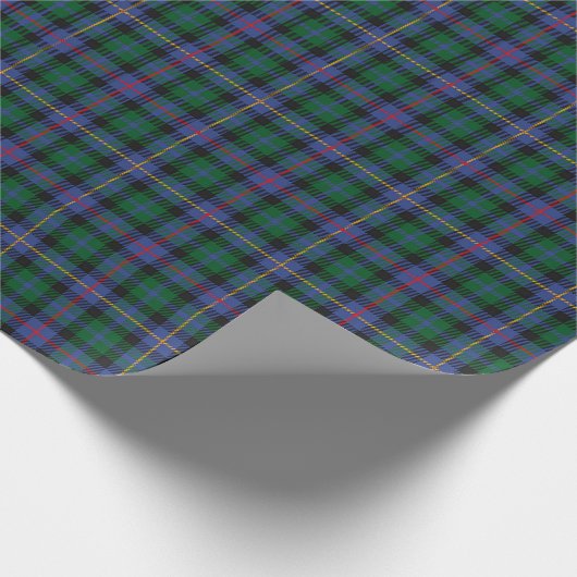 Papier Cadeau Tartan bleu-vert (Coin)