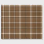 Papier Cadeau Tartan Brown (Plat)