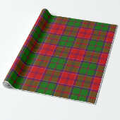Papier Cadeau Tartan Clan Grant (Déroulé)