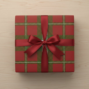 Papier Cadeau Tartan Crawford Moderne