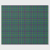Papier Cadeau Tartan de Bailey de clan (Plat)