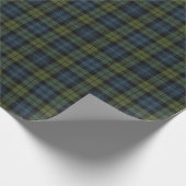Papier Cadeau Tartan de Campbell d'écossais (Coin)