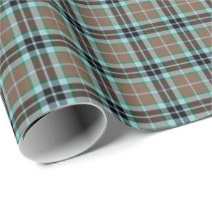 Papier Cadeau Tartan de chasse de clan de Thompson