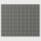 Papier Cadeau Tartan de chasse de Fraser de clan (Plat)
