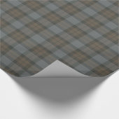 Papier Cadeau Tartan de chasse de Fraser de clan (Coin)