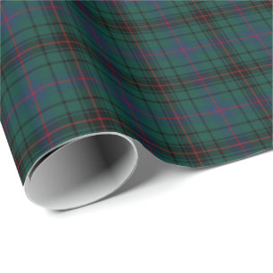 Papier Cadeau Tartan de clan de Davidson
