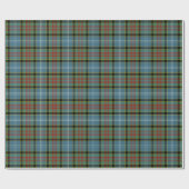 Papier Cadeau Tartan de clan de Paisley (Plat)