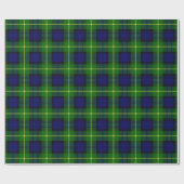 Papier Cadeau Tartan de Gordon de clan (Plat)