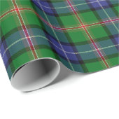 Papier Cadeau Tartan de Jones de clan (Coin rond)