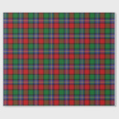 Papier Cadeau Tartan de Kilgore de clan (Plat)