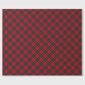 Papier Cadeau Tartan de Lindsay de clan (Plat)
