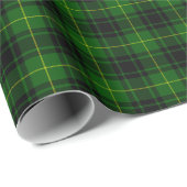 Papier Cadeau Tartan de MacArthur de clan (Coin rond)